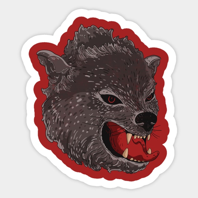 BIG BAD WOLF 2 Sticker by doriedot08